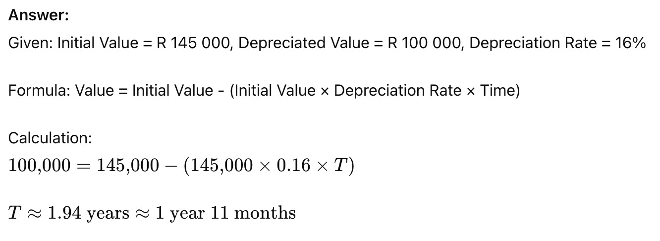 Grade Financial Maths Questions And Answers Distinctionpass